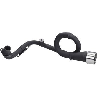 uitlaatbocht Turbokit 4t 3v e-keur Gmax euro-4 zwart vespa, sprint, primavera cm4t150