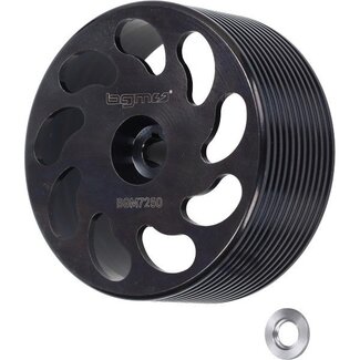 Vespa si, ciao, citta koppelinghuis BGM PRO achter wiel cnc zwart citta, vespa, ciao, si, bravo, grillo bgm7250