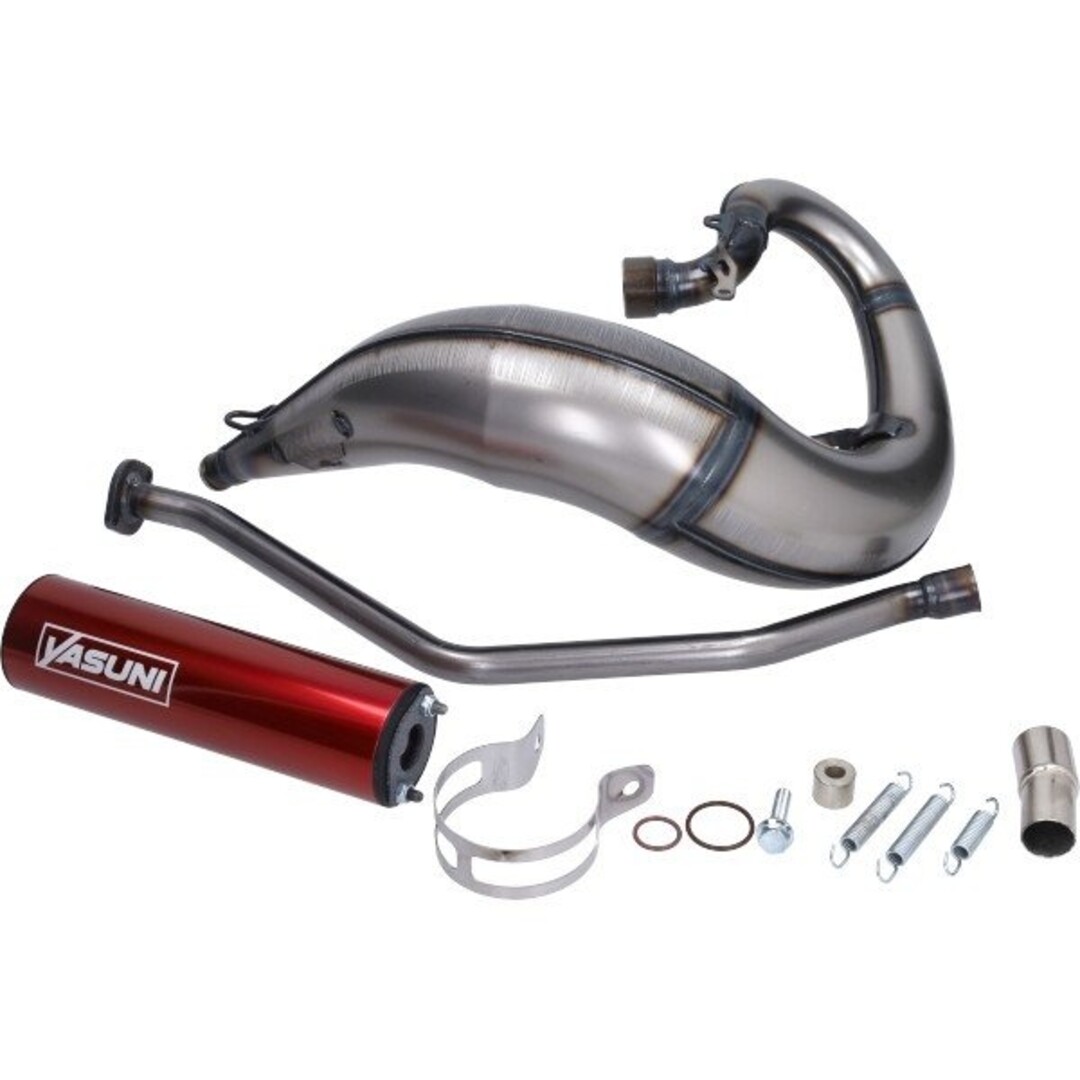 uitlaat yasuni Cross ML rood beta rr50, enduro tub807te-b57