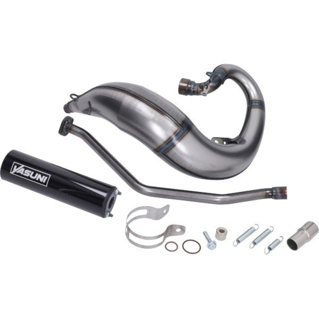 uitlaat yasuni Cross ML zwart beta rr50, enduro tub807th-b57