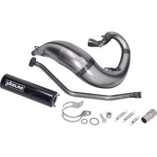 uitlaat yasuni Cross ML zwart beta rr50, enduro tub807th-b57