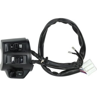 stuurschakelaar Piaggio origineel Euro-5+ links zwart elettrica, s-sprint, sprint 1d004611000n22