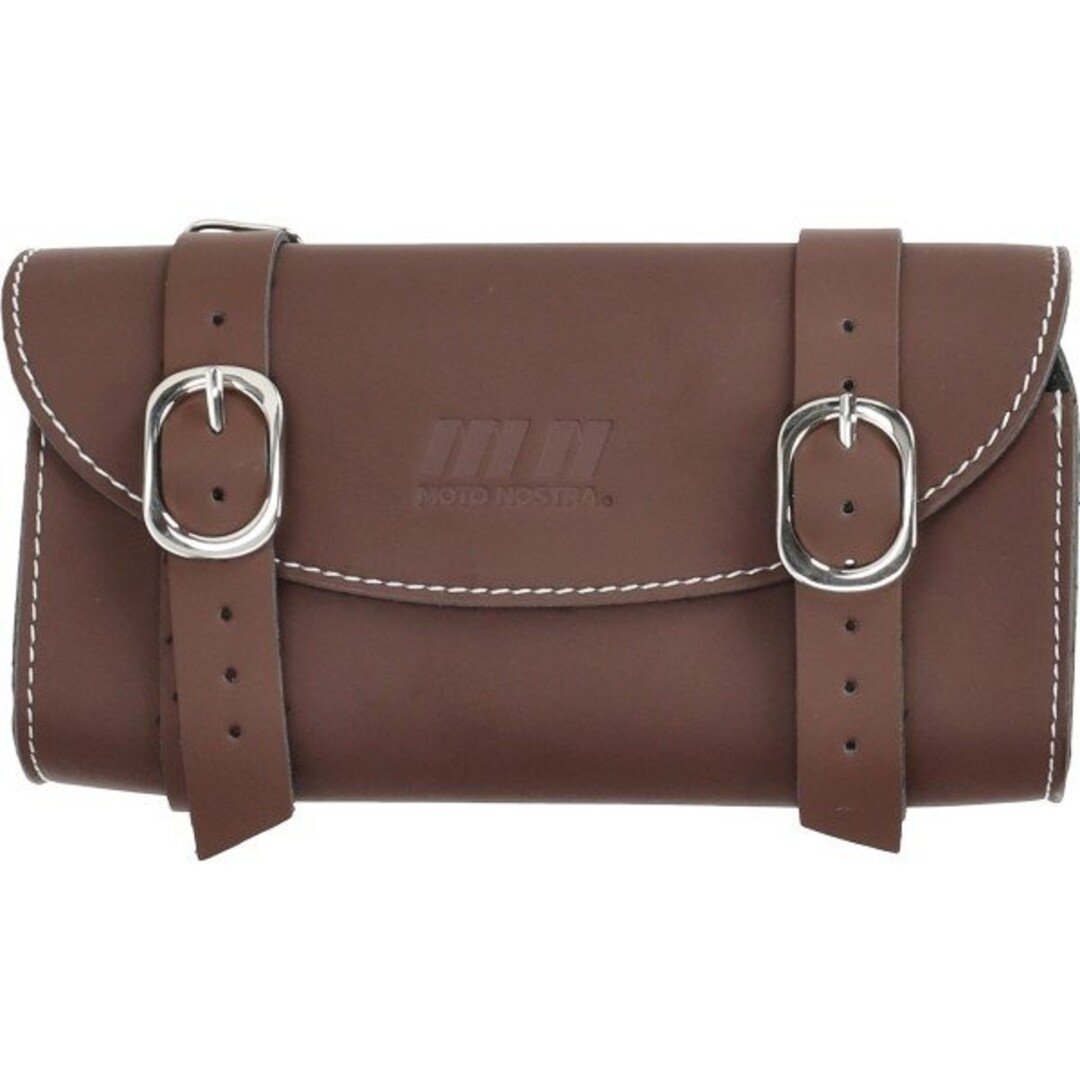 gereedschaptas Moto-Nostra zadeltas stuurtas bruin bromfiets, bromfiets vespa, camino, kreidler, puch, puch maxi, zundapp