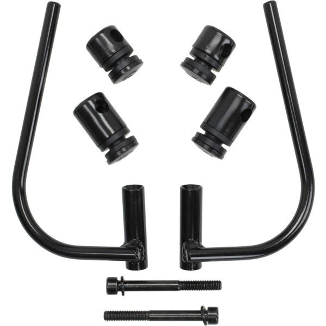 bevestigingset Regia windscherm laag model zwart piaggio, zip
