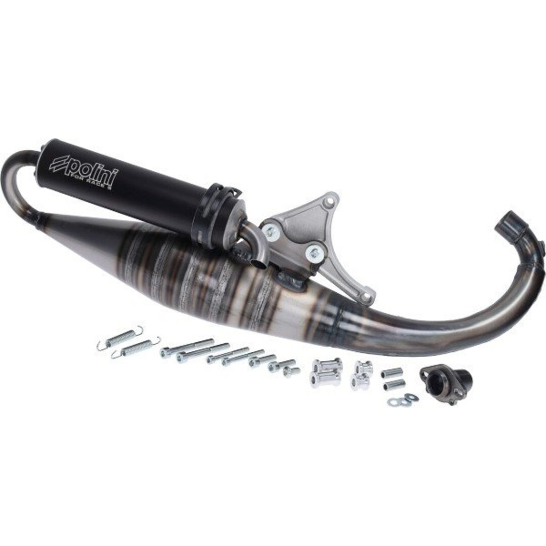 uitlaat polini race 5 gilera runner 50, sco piaggio 2t, zip 2t 200.0337