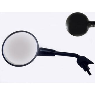 spiegel kort links zwart glans gts, primavera