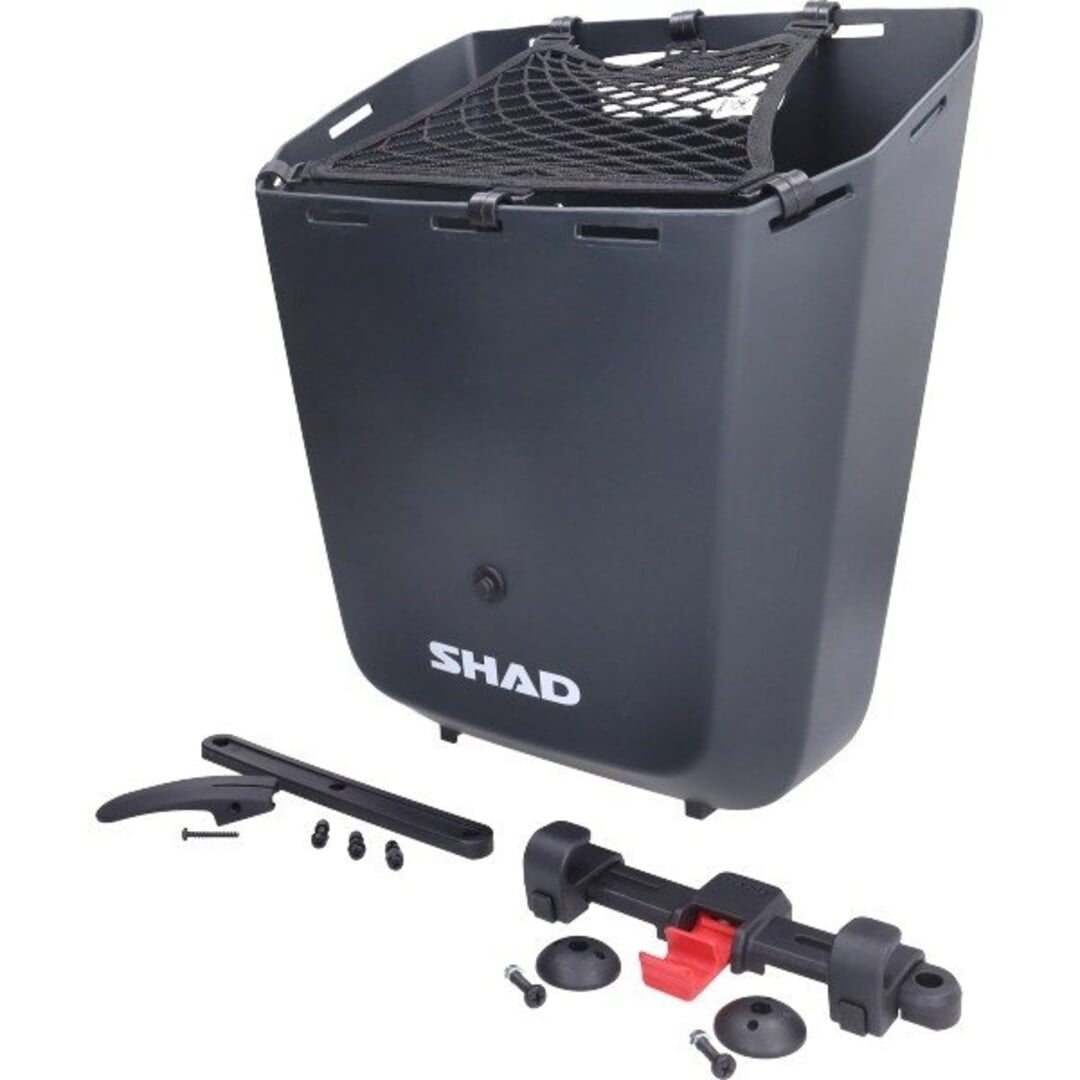 zijkoffer shad fiets afneembaar 20L grijs donker mat