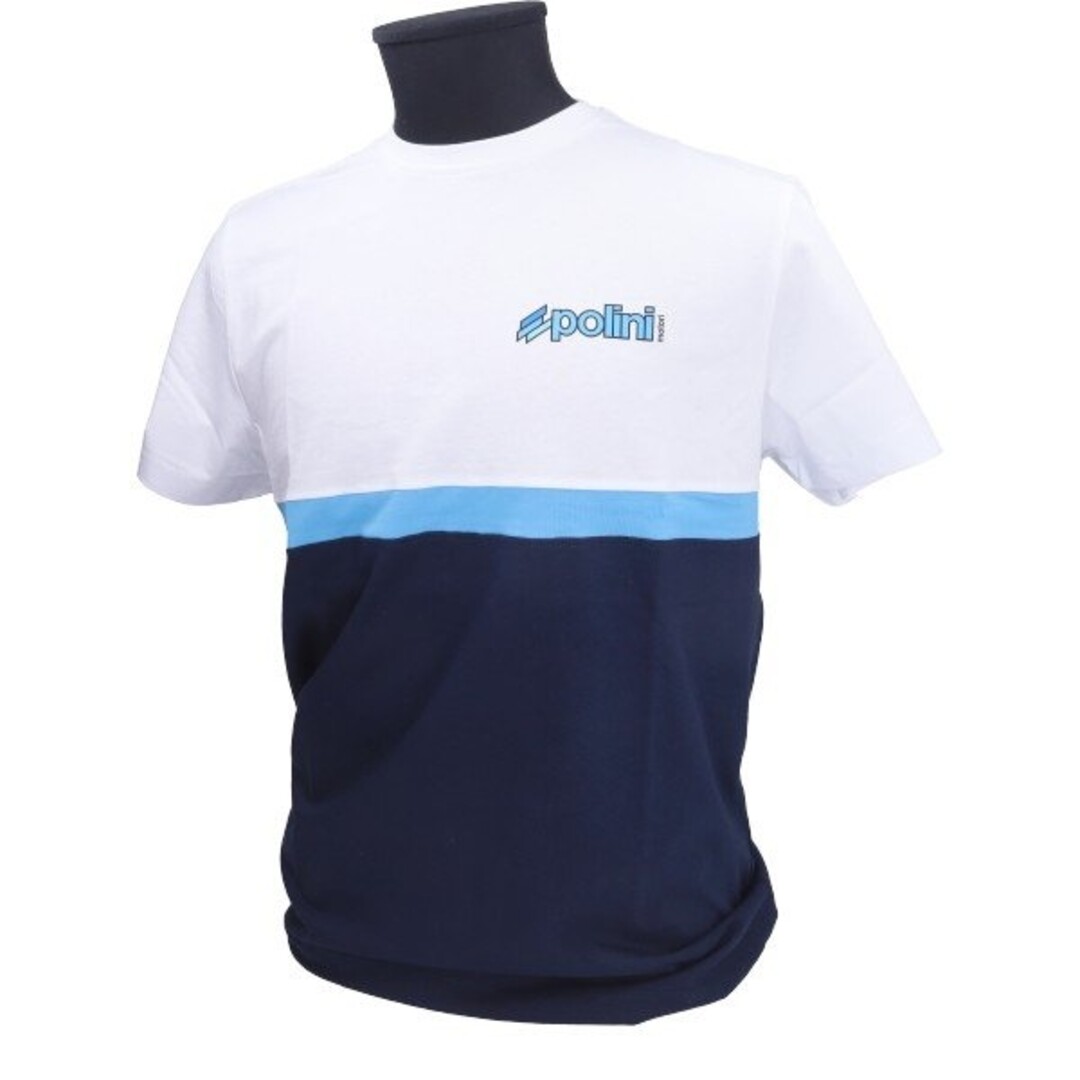 t-shirt polini M wit/blauw 098.2679/m
