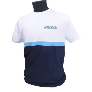 t-shirt polini M wit/blauw 098.2679/m