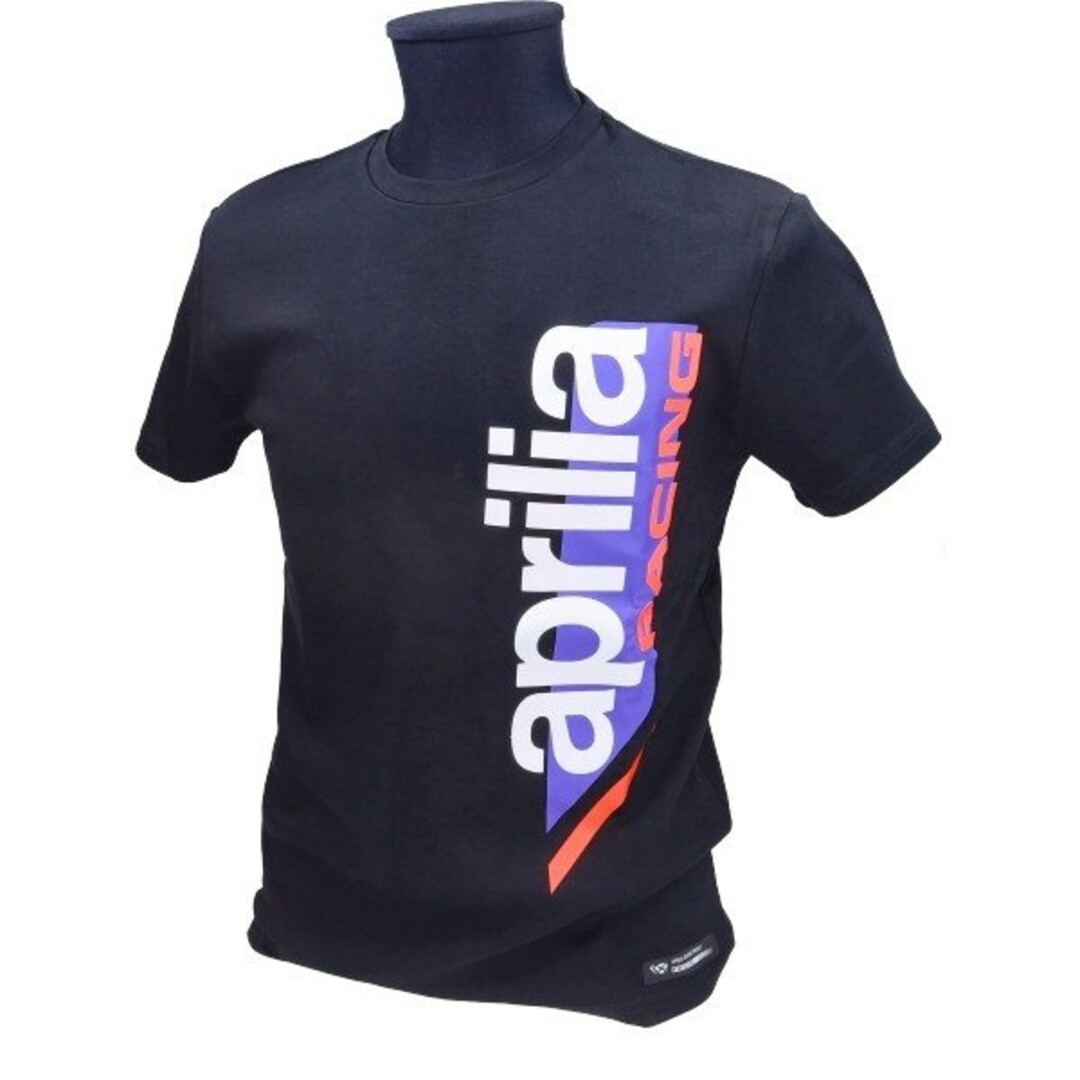 t-shirt korte mouwen Aprilia origineel woord [apr racing] S zwart 8l0010m02blk