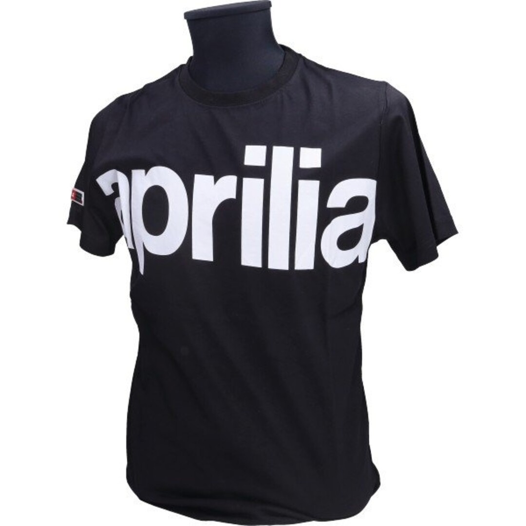 t-shirt korte mouwen Aprilia origineel woord [aprilia] M zwart 6076280m02b