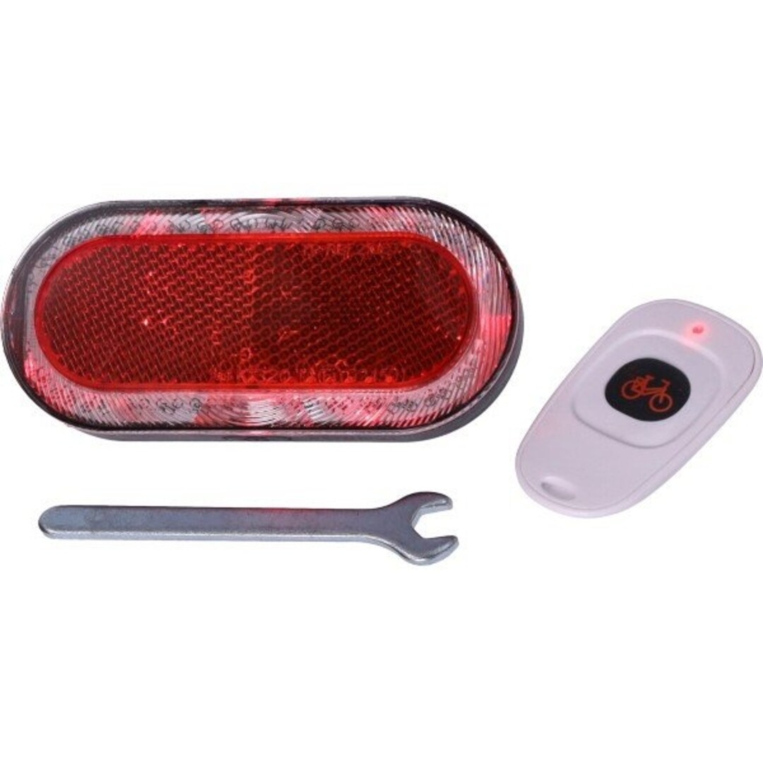 achterlicht Blink + alarm + afstandsbediening en flits (locator) functie fatbike, fiets
