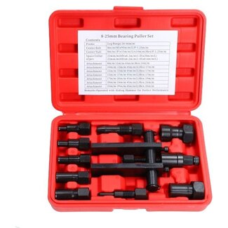 gereedschap lagertrekker inw. inwendig 8-25mm 10-delig