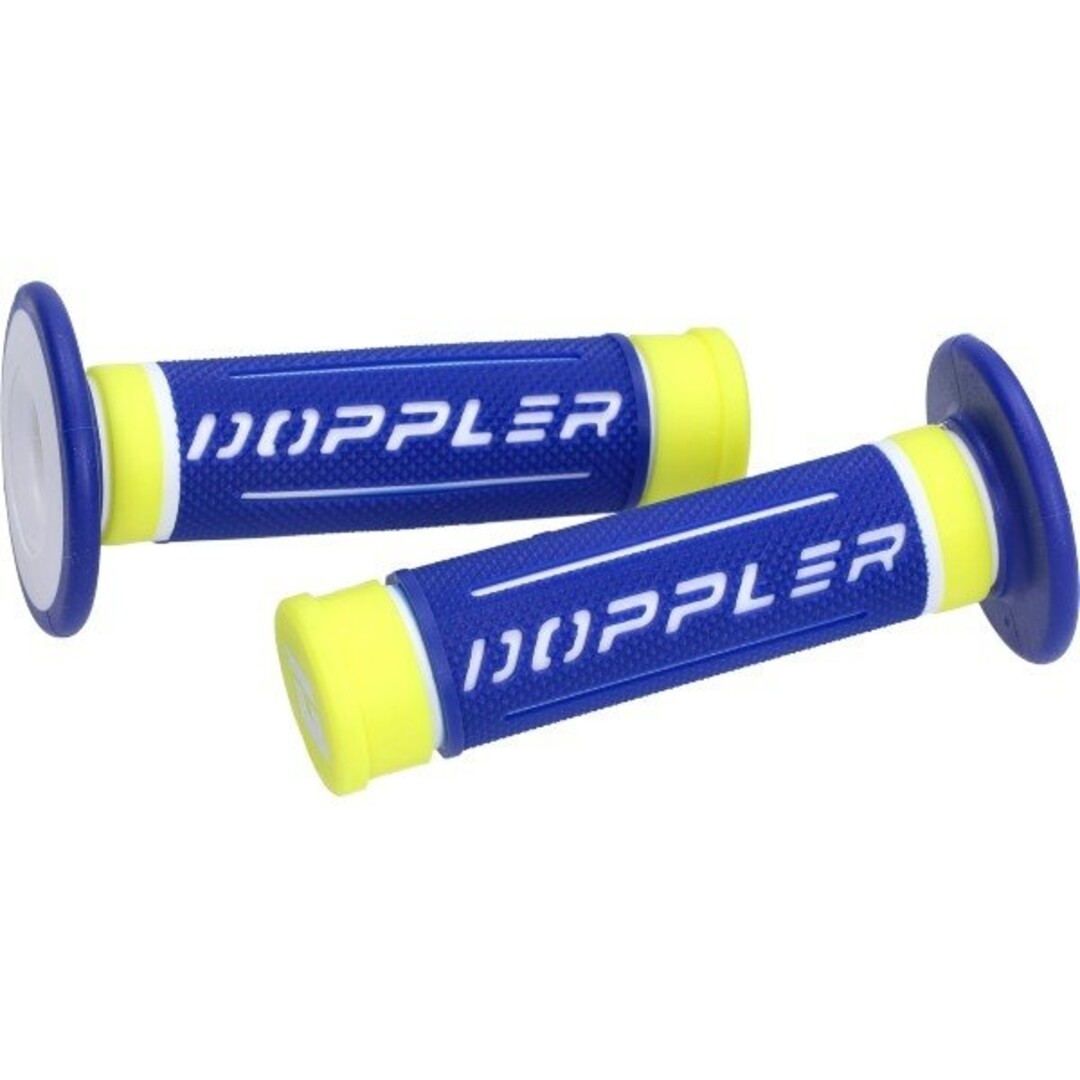 handvatset Doppler 3d universeel blauw/geel fluor 22/24mm 517947