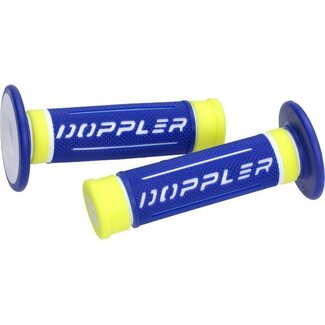 handvatset Doppler 3d universeel blauw/geel fluor 22/24mm 517947