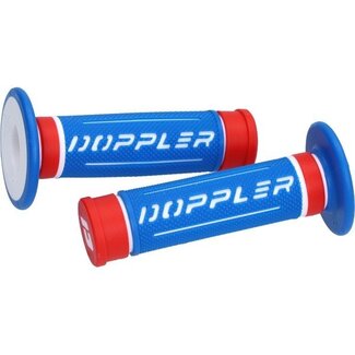 handvatset Doppler 3d universeel blauw/rood/wit 22/24mm 517392
