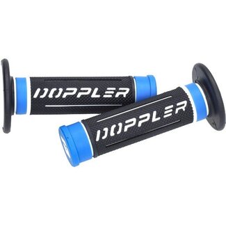 handvatset Doppler 3d universeel zwart/blauw/wit 22/24mm 517396