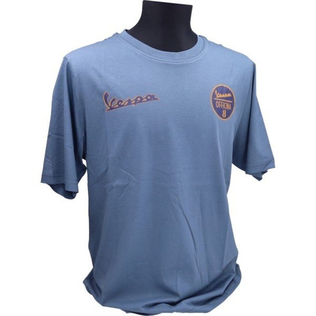 t-shirt Piaggio origineel officina 8 L blauw 8l0177m04ott