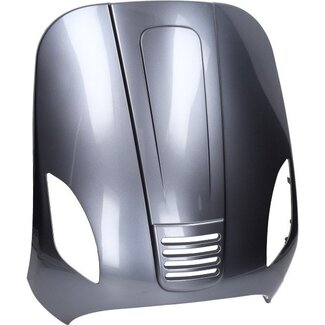 plaatwerkset (china vespa ronde koplamp) grijs metallic 18-delig agm, china lx/napoli, vx50