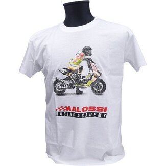 t-shirt malossi racing academy L wit 4118950.w5