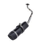 La Souris Zwarte Bullet Racing uitlaat Euro-4/5 voor AGM VX50, BTC Felice, China LX/Napoli, GTS Toscana, La Souris Sourini en GY6 scooters