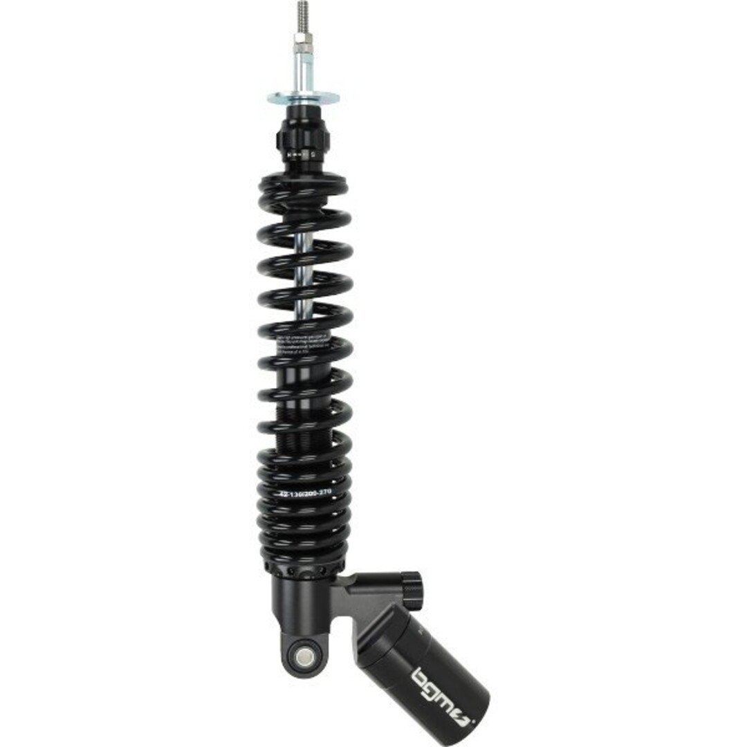 schokbreker BGM PRO R12 (soft) vespa achter 365mm zwart primavera 125/150 4t, sprint 125/150 4t bgm7790ba
