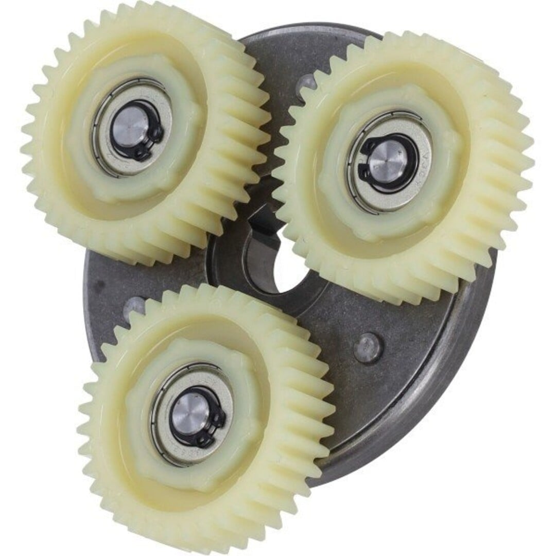 tandwielset + plaat dikte tandwiel 47x13.5mm, 36T plaat dia.8.5cm 500W motor (linker zijde) V8