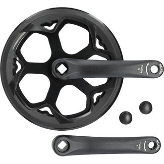 crank trapas set + ketting afloopplaat, aluminium L+R + tandwiel 48t - V8 / V20 PRO fatbike