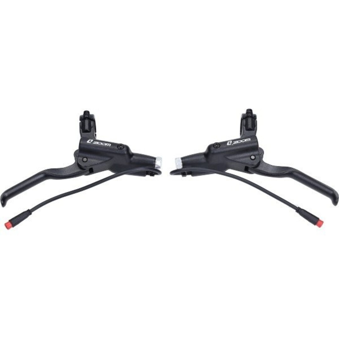remhendel set hydraulisch 2-polige stekker, zoom greep 9cm rode stekker V8 fatbike