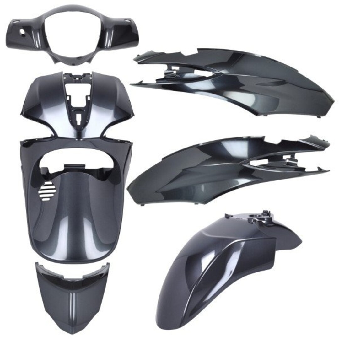 plaatwerkset DMP euro-5 2021-2024 piaggio antraciet 6-delig liberty