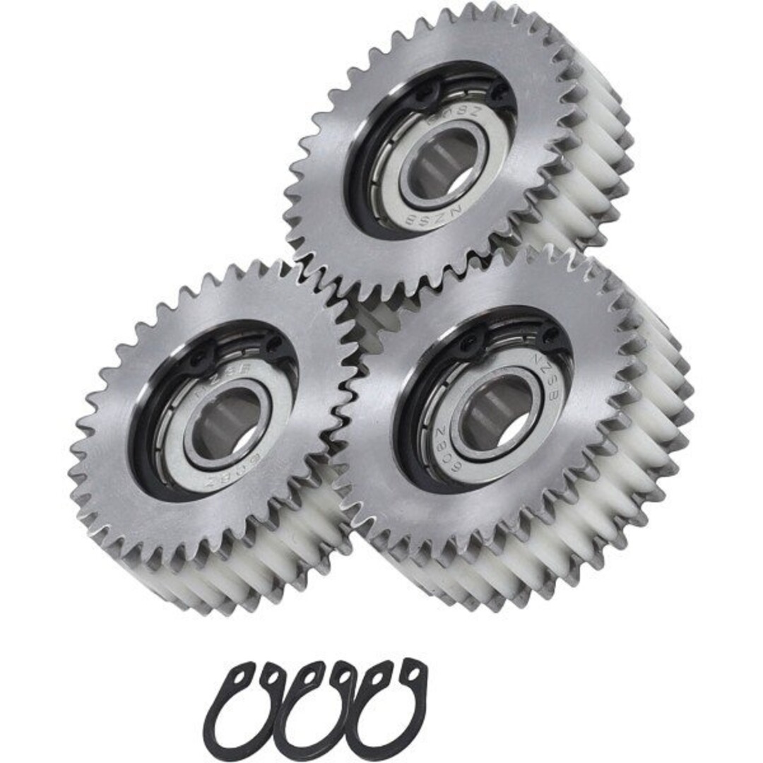 tandwielset versnelling 47x12mm 36T metaal/nylon voor bafang 250w motor Ouxi v8 / V20 3pcs e-bike, fatbike