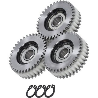 tandwielset versnelling 47x12mm 36T metaal/nylon voor bafang 250w motor Ouxi v8 / V20 3pcs e-bike, fatbike