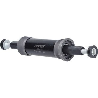 Trapas set compleet + lagers V8 lengte 165 mm fatbike