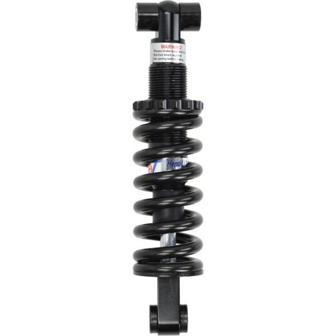 schokbreker achter mono (sterkte instelbaar) lengte 190mm - V8 - V20 zwart fatbike