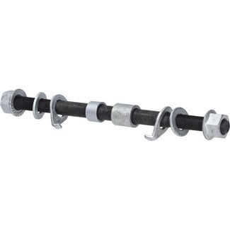 voorwielas M10x175mm fatbike