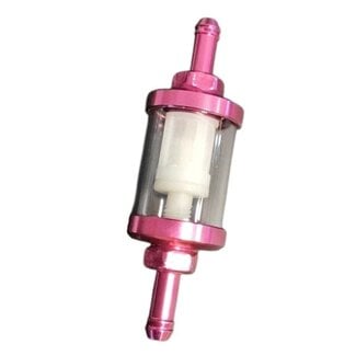 benzinefilter 101 octane demontabel 7mm roze