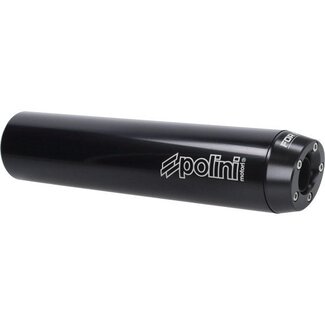 nademper polini '25 - 60mm zwart glans beta rr50, minarelli am6, enduro 218.0060