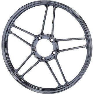 voorwiel/achterwiel fast-arrow zwart/chroom puch maxi
