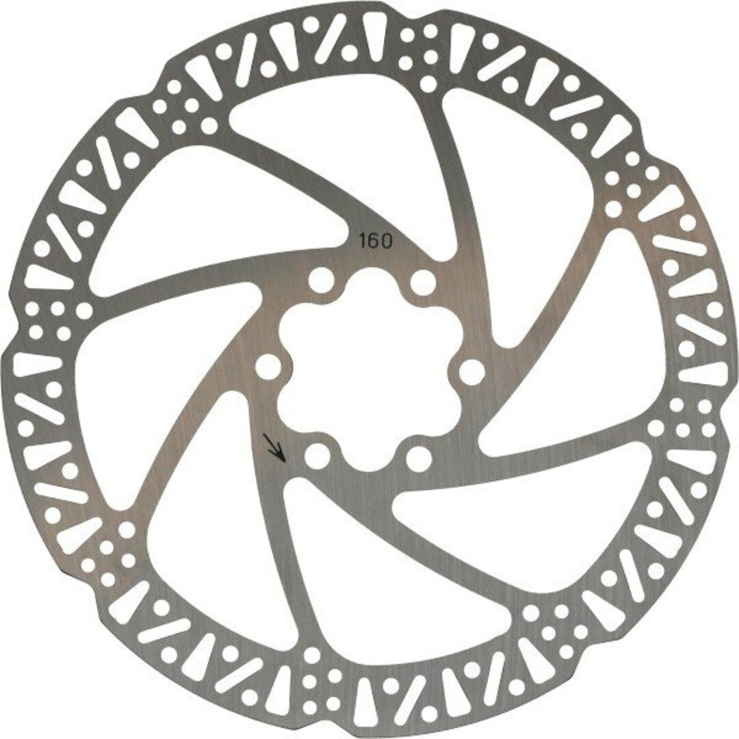 remschijf hydraulisch 6-gaats versie diameter 160mm fatbike