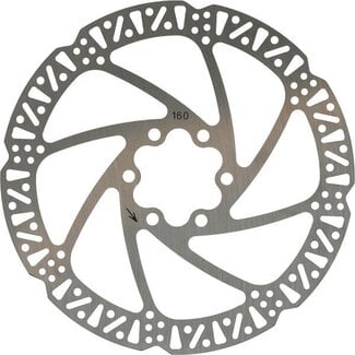 remschijf hydraulisch 6-gaats versie diameter 160mm fatbike