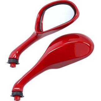 spiegelset fast-arrow painted rood bordeaux zip2000, runner