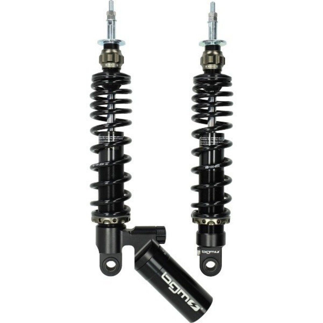 schokbrekerset BGM PRO SC/R12 competition vespa achter zwart gts 125-300 4t bgm7789nb