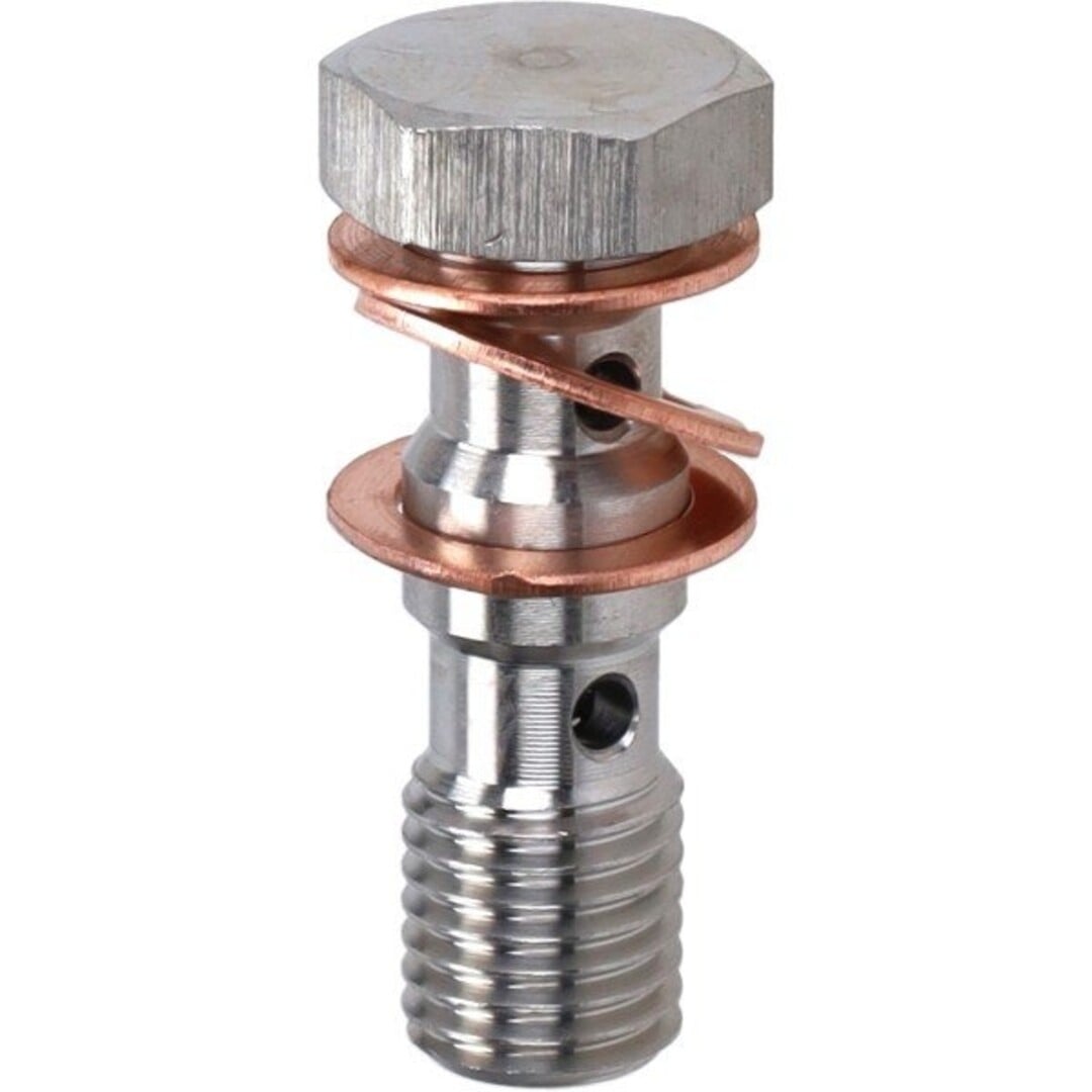 banjoboutset dubbel remhendel/remklauw m10x1.25 lang 38mm