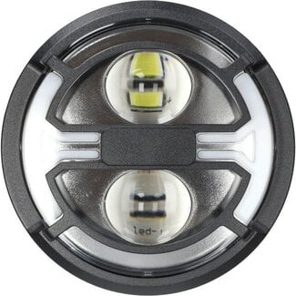 koplamp Origineel led + montageset met 5 polige stekker (knipperlichten ingebouwd) V8 fatbike