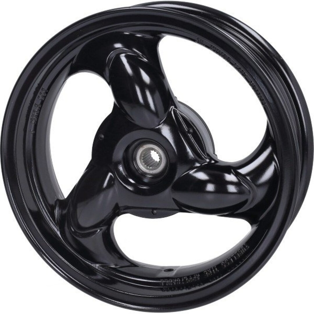 achterwiel Kymco origineel zwart glans agility delivery, agility 12inch 42601-keb7-e0e-n1a