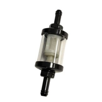 benzinefilter 101 octane demontabel 7mm zwart