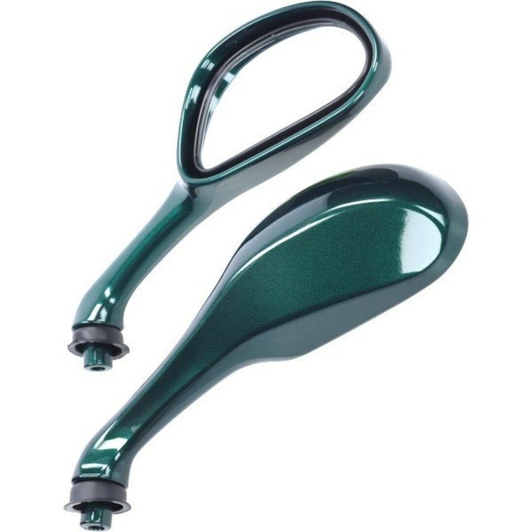 spiegelset fast-arrow painted British racing groen zip2000, runner