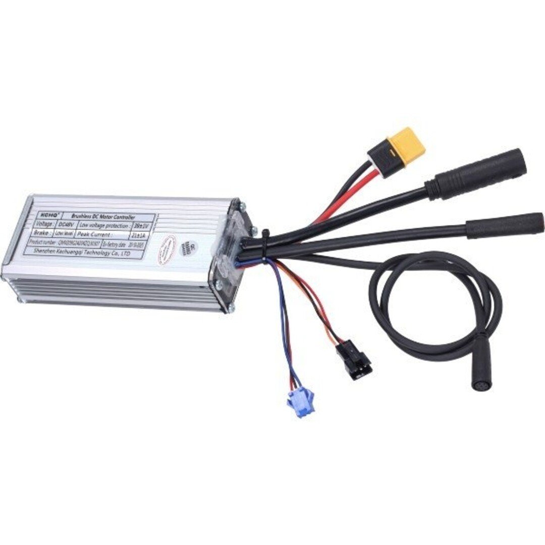 controller unit 25km/h 48V 21A rode stekker voor 500W motor V20