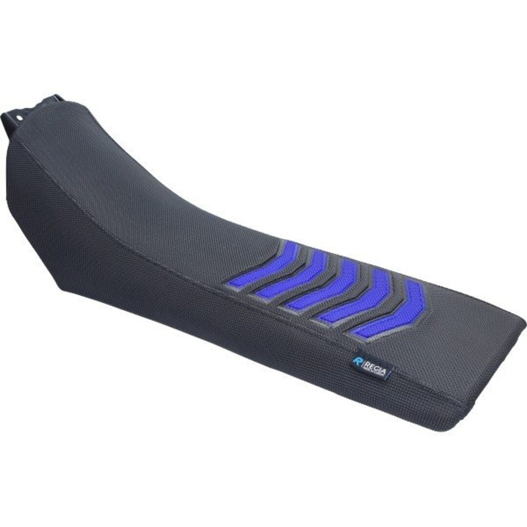 buddyseat Regia compleet (made in EU) v.a 2003 t/m 2012 zwart/blauw derbi, gilera RCR, gilera SMT, senda drd, senda x-treme