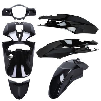 plaatwerkset DMP euro-5 2021-2024 piaggio zwart glans 6-delig liberty